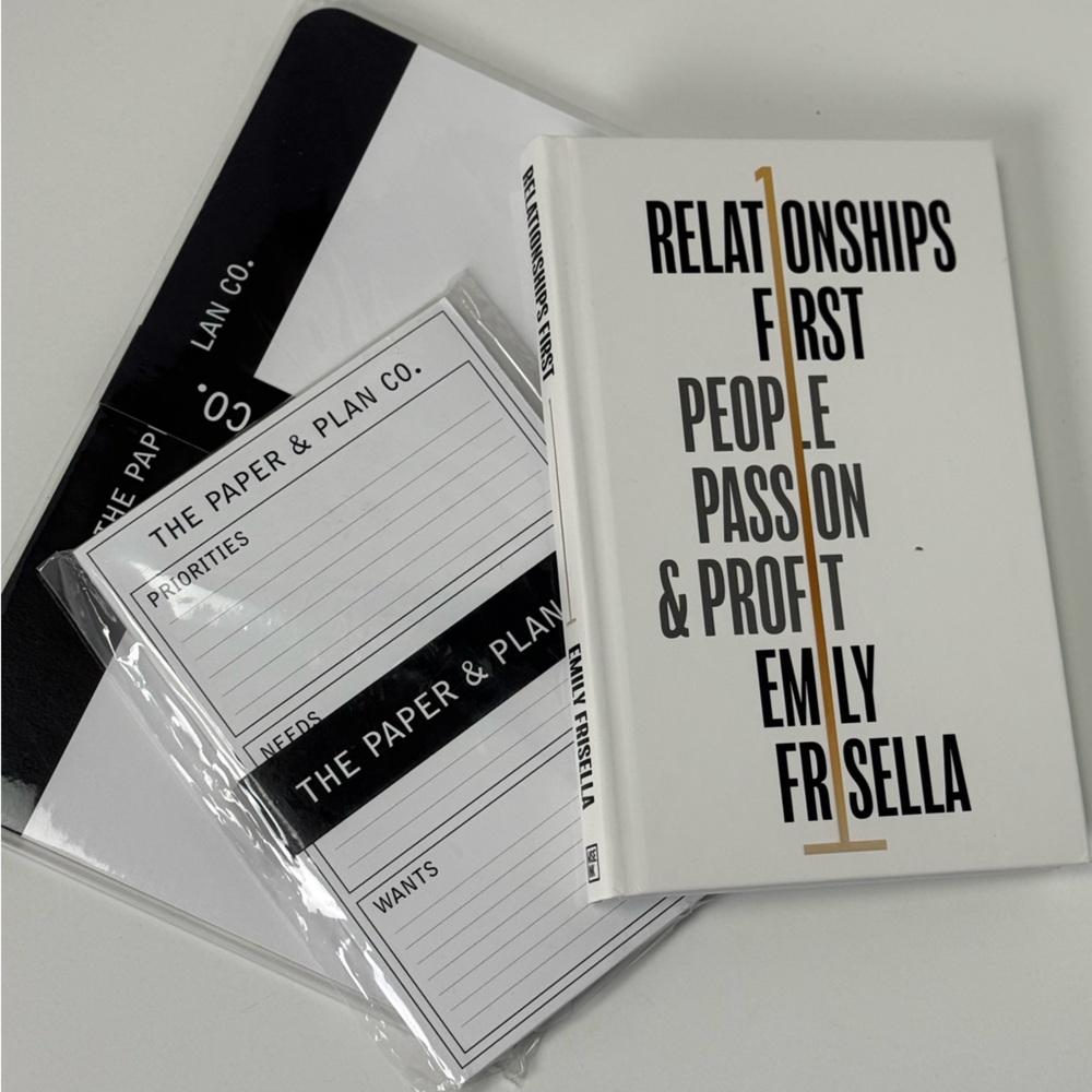 NEW Emily Frisella X The Paper & Plan Co Relationships First Book Bundle